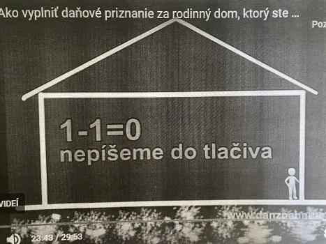 Jednopodlažná (prízemná) stavba Jednopodlažná (prízemná) stavba